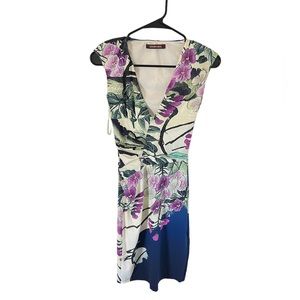 Roberto Cavalli Tropical Print Shift Dress
